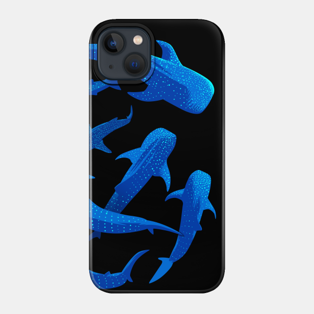 Shark Whale pattern - Shark Whale - Phone Case