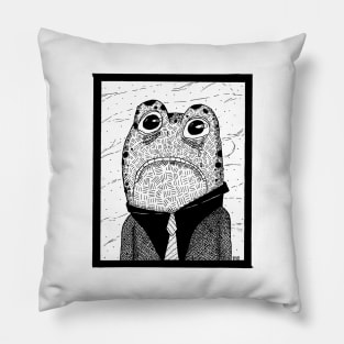 Portrait of a Weeping Toad Pillow