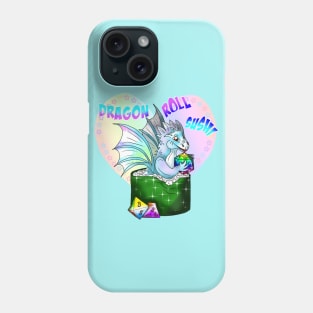 baby dragon roll sushi with dnd dice Phone Case