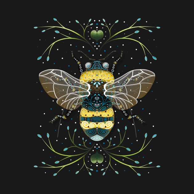 Vintage Style Bee by OneCraftyLady