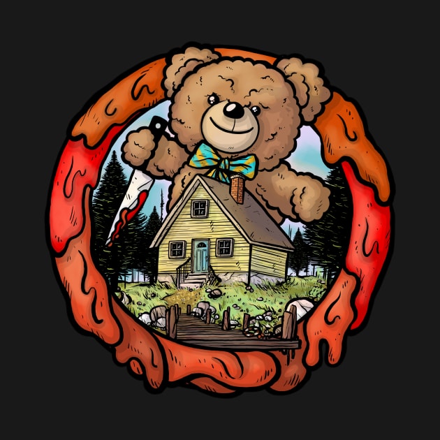 Camp Killer Death Bear by Baddest Shirt Co.