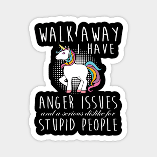 walk away unicorn t shirts- Magnet