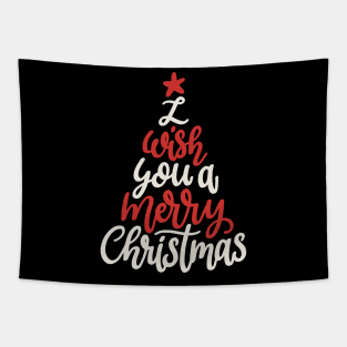 I Wish You A Merry Christmas Tapestry