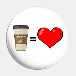 Love Coffee Pin