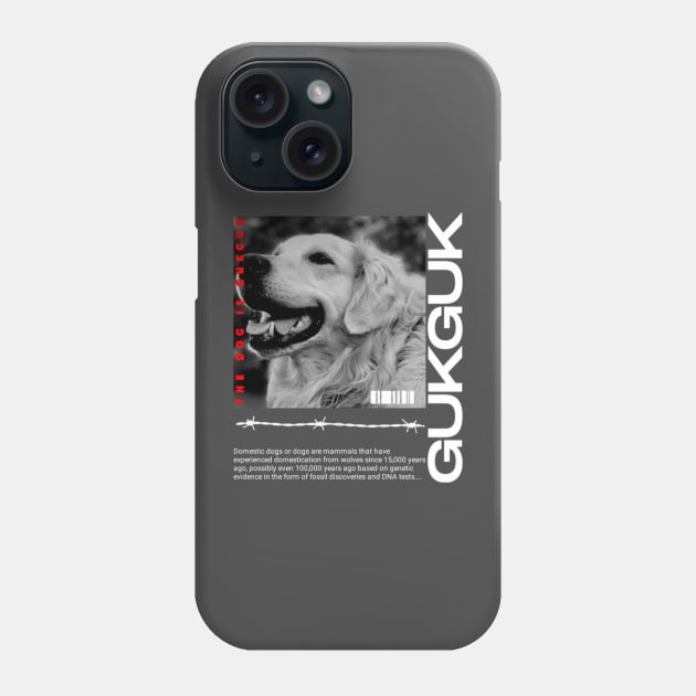 The dog is gukguk Phone Case by Permana Store official