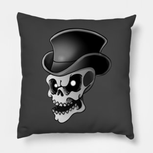 Skull tophat mrSkully Pillow