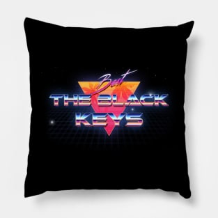 The Black Keys Retro Crome Art Pillow