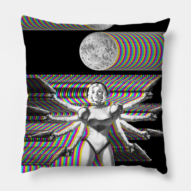 Space Oddity No.2 Pillow by Fiddlercrab