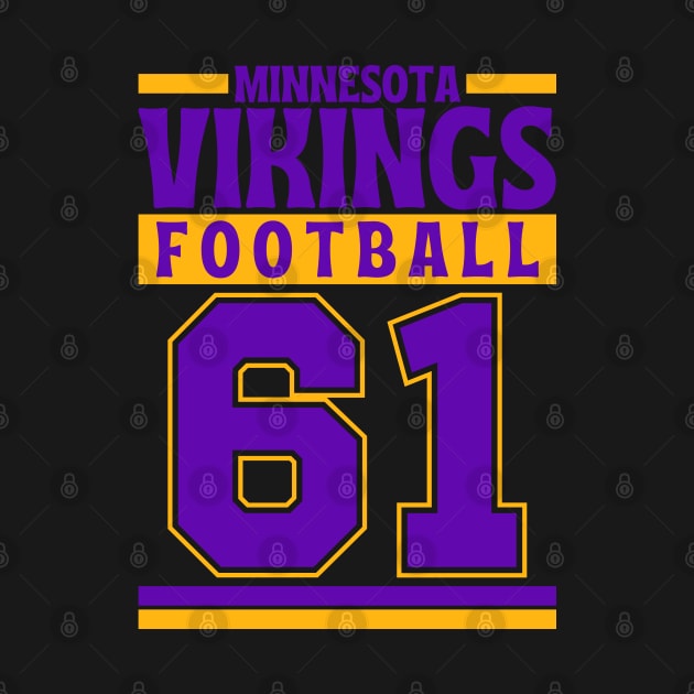 Minnesota Vikings 1961 American Football Edition 3 by Astronaut.co