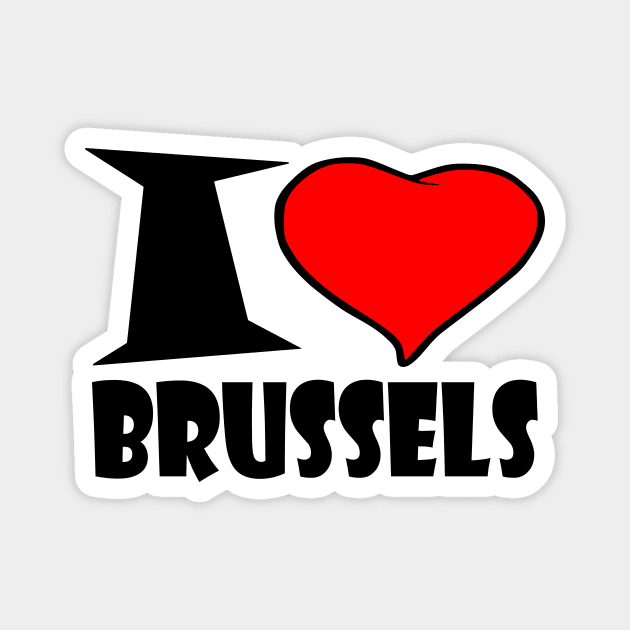 Brussels Magnet by Milaino