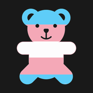 Trans Flag Bear Transgender Pride T-Shirt