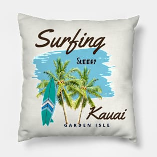 Kauai Surfing Pillow