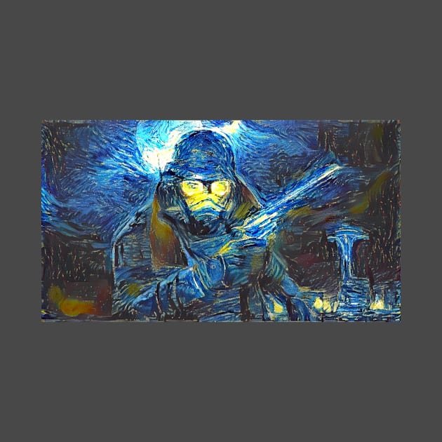 Fallout New Vegas Courier Starry Night by Starry Night