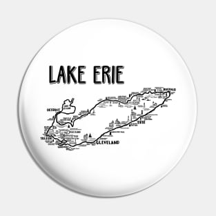 Lake Erie Map Pin