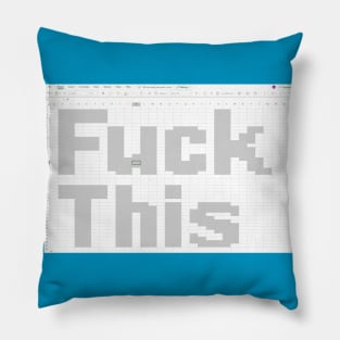 Microsoft Excel Pillow