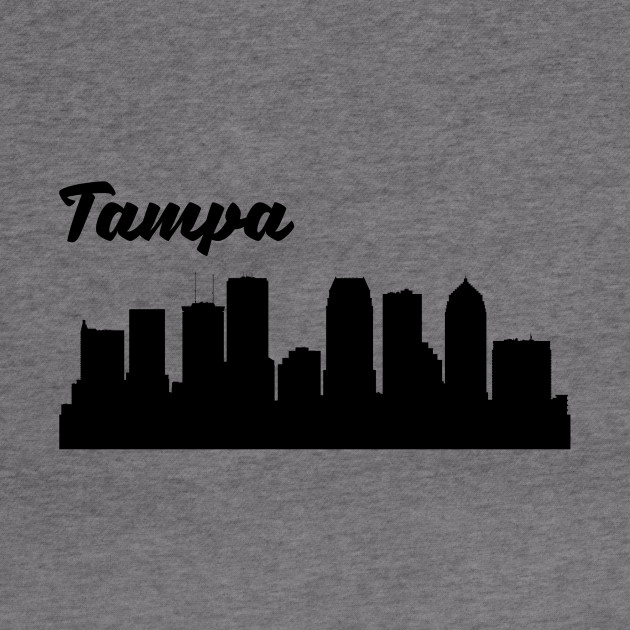 Tampa Fl Skyline Tampa Hoodie Teepublic