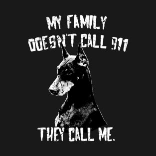 Dobermann Family Dog T-Shirt