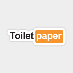 Private Toilet Paper Magnet