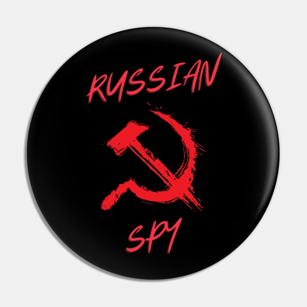 Russian Spy Political Satire Russia Totally Not A Russian Pin by Trendo