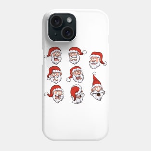 Santa Claus Faces Phone Case