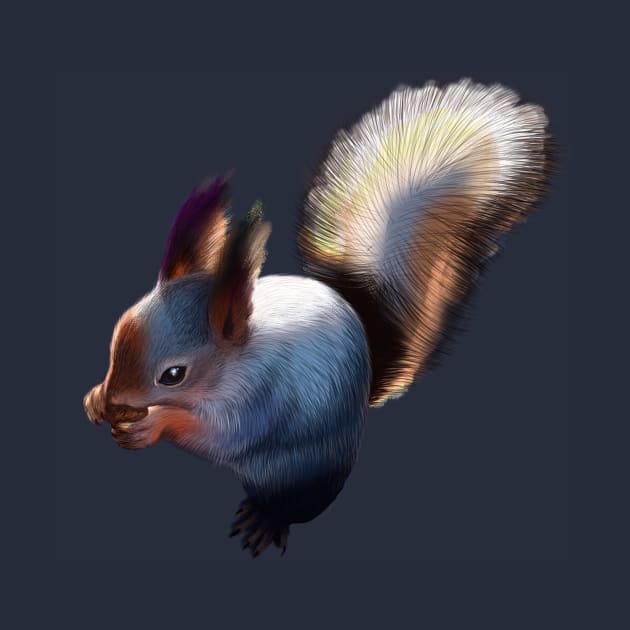 Fluffy squirrel by Vladislava