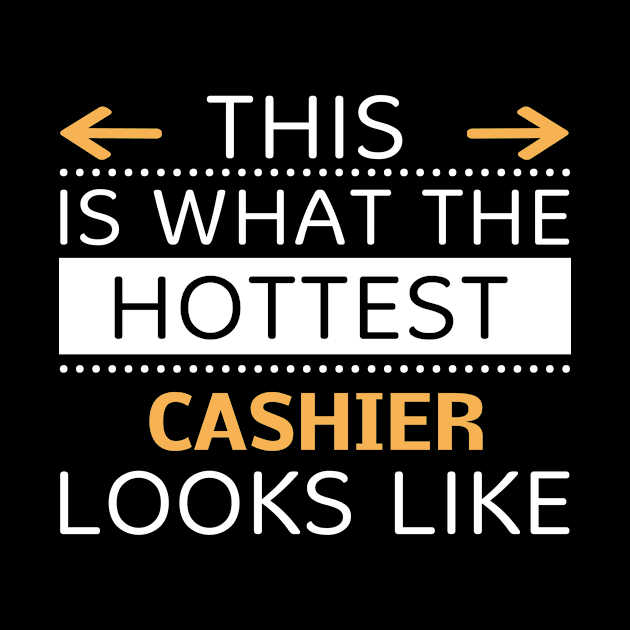 Cashier Looks Like Creative Job Typography Design by Stylomart