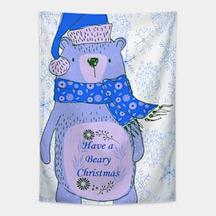 Have a Beary Christmas Tapestry