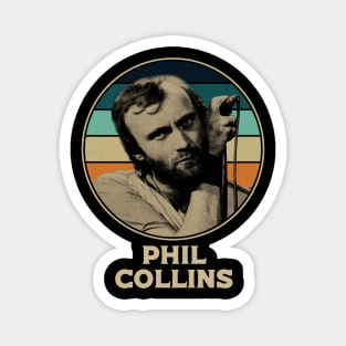 retro phil collins Magnet