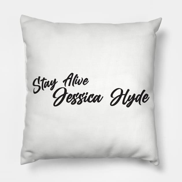 Stay Alive Jessica Hyde - Utopia Pillow by TipsyCurator