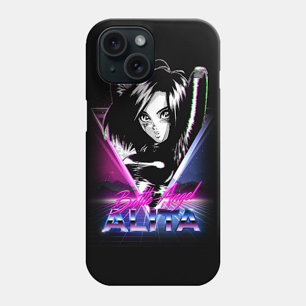 Nineties Battle Angel Phone Case by RetroFreak