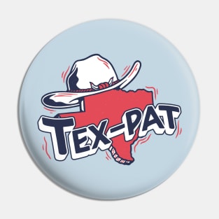 Retro Tex-Pat // Proud Texan // Texas Born & Raised Pin