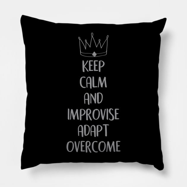 KEEP CALM Collection Pillow by hustletravelplay@gmail.com