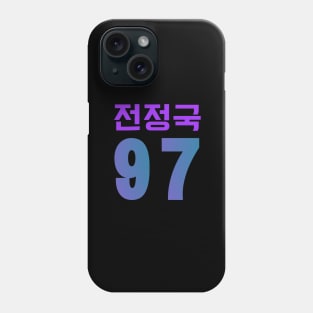 BTS (Bangtan Sonyeondan) Jeon Jungkook 97 in Korean / Hangul Phone Case