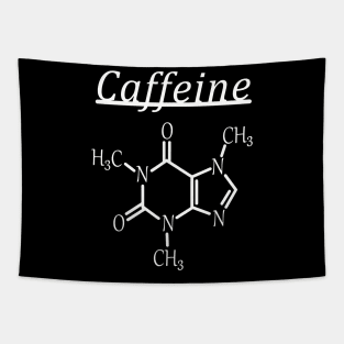 caffeine Lover white Tapestry