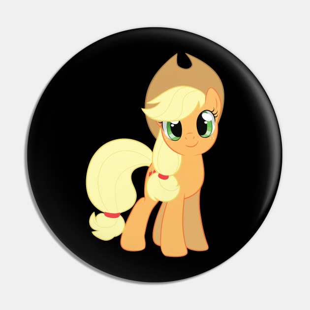 Honest Orange Apple Horse Pin by NerdsDoingNerdyThings