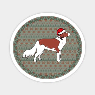 Christmas Card Kooiker Dog Magnet