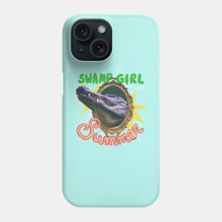 Swamp Girl Summer - Gator Phone Case