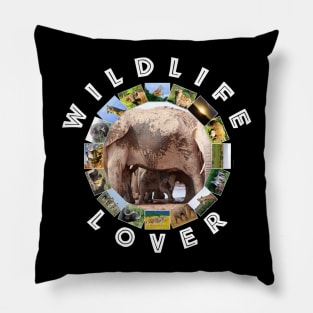 Wildlife Lover Elephant Baby Pillow