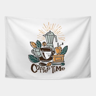 Coffee Time Tapestry