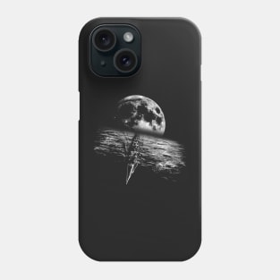 Paddling on a moonlit night Phone Case