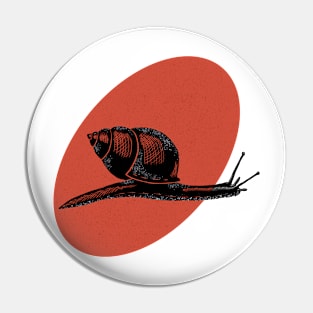 Snail print Pin