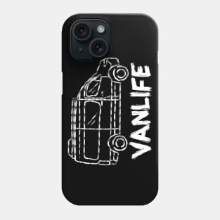 Brush art sprinter van Phone Case