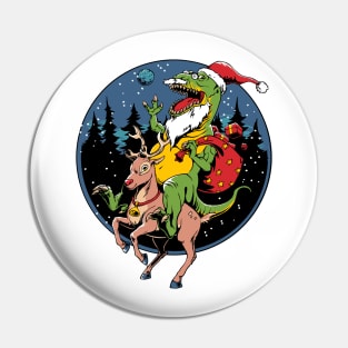 Santa-Rex Pin