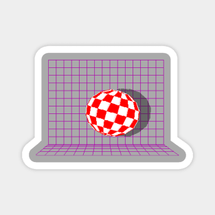 Amiga Boing Ball Magnet