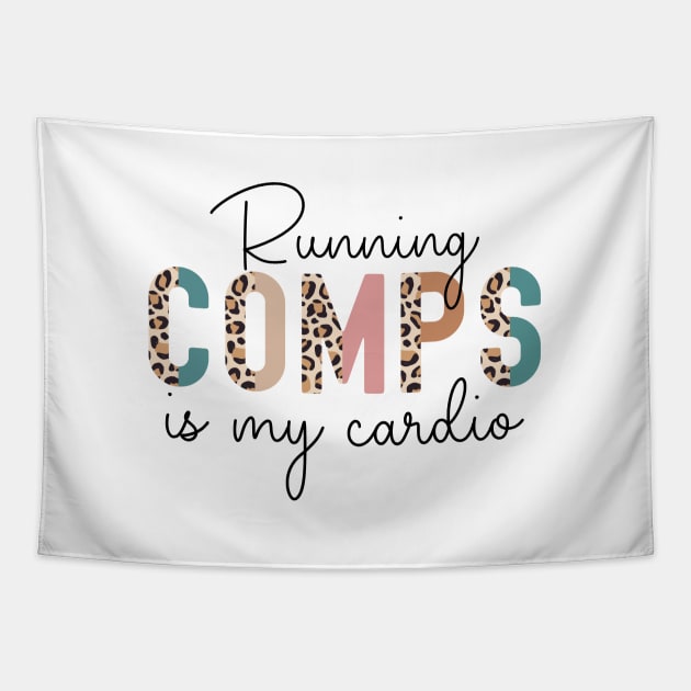 Running Comps Is My Cardio Funny Real Estate Agent Apparel Men Women Tapestry by Nisrine