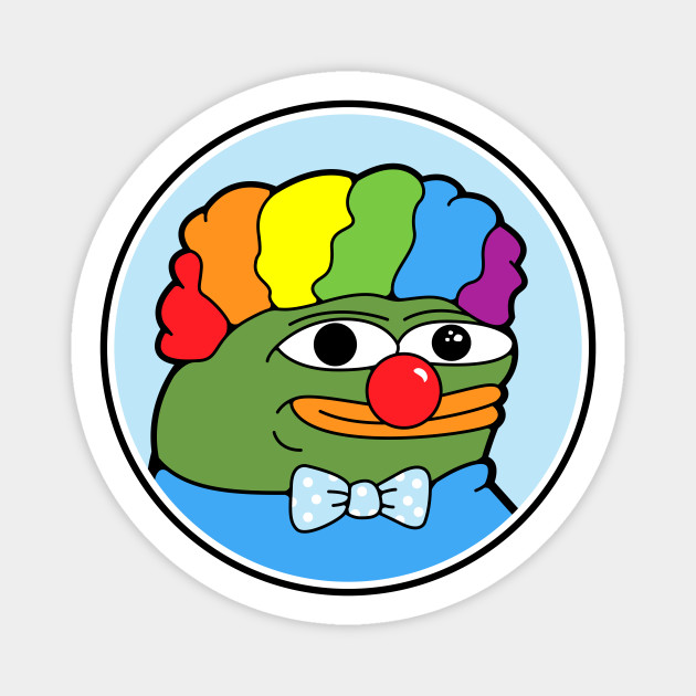 Clown Pepe Meme Shirt Clown Pepe Magnet Teepublic