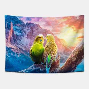 Bird Love Tapestry