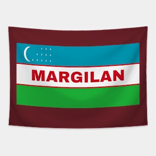 Margilan City in Uzbekistan Flag Tapestry