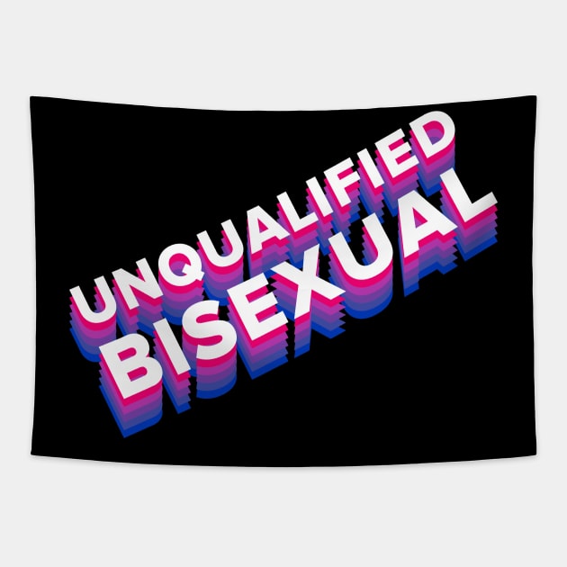 UNQUALIFIED BISEXUAL biflag w Tapestry by anomalyalice