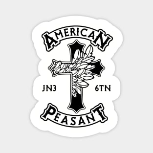 Christian Apparel Clothing Gifts - American Peasant Angel Wing Cross Magnet